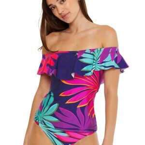 NWT Trina Turk Wailea Bandeau Tankini Top 4